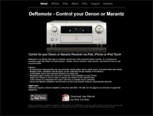 Tablet Screenshot of deremote.com